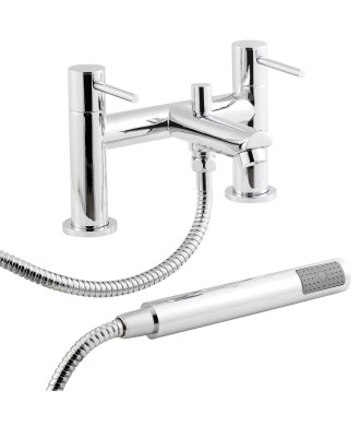 Nuie Series 2 Bath Shower Mixer Tap - Chrome