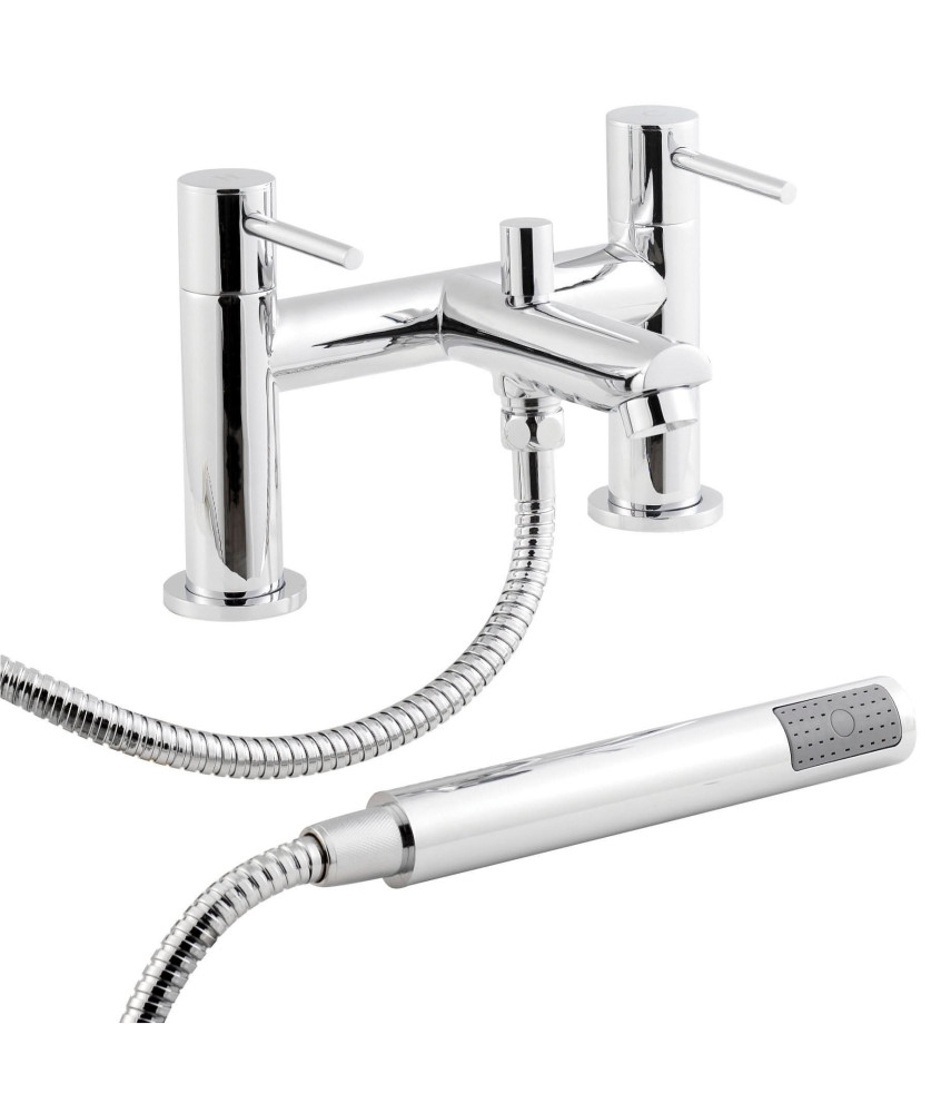 Nuie Series 2 Bath Shower Mixer Tap - Chrome