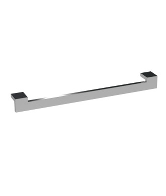 Nuie Square Drop Furniture Handle 343mm Wide - Chrome