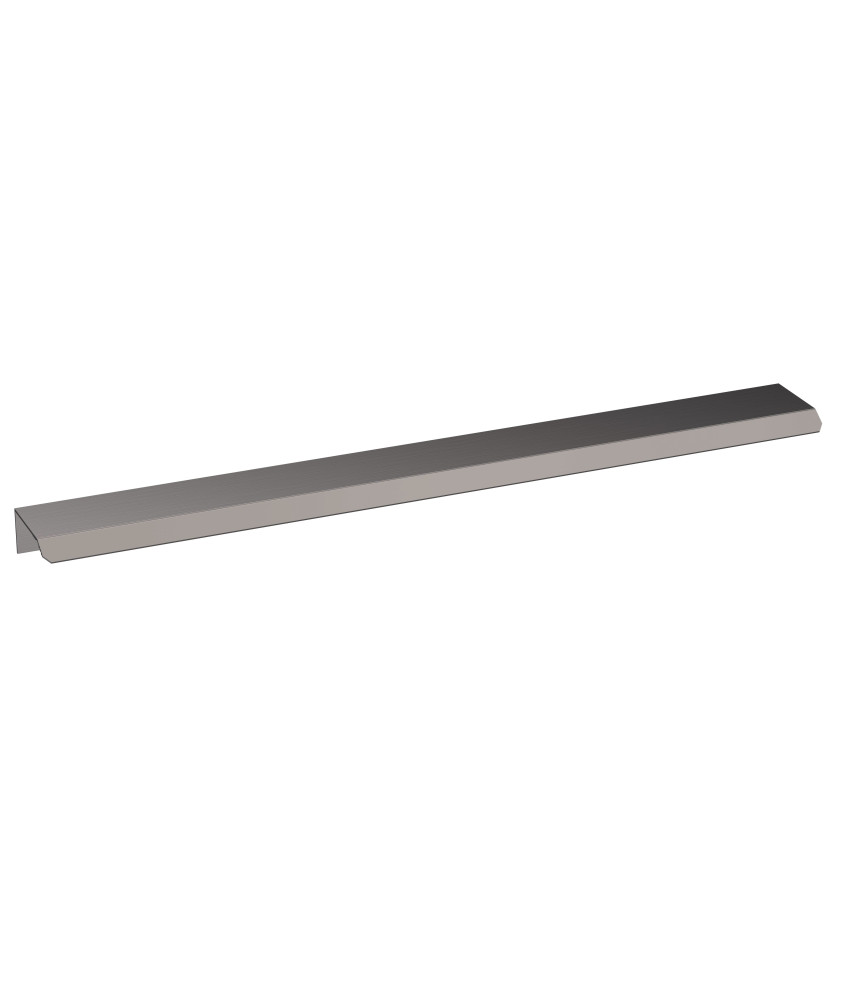 Nuie Finger Pull Handle, Crafted from High-quality Aluminium, Durable Bathroom Accessories, Brushed Pewter, 300mm
