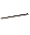 Nuie Finger Pull Handle, Crafted from High-quality Aluminium, Durable Bathroom Accessories, Brushed Pewter, 300mm