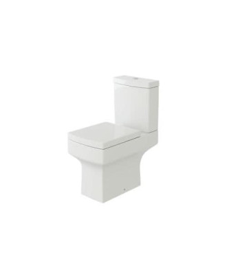 Belfort Ceramic Close Coupled Toilet - White
