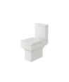 Belfort Ceramic Close Coupled Toilet - White