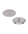Hudson Reed Fixed Head, Round Minimalist Design, Crafted from High-quality Steel, Shower Accessories, Chrome, 300mm Diameter