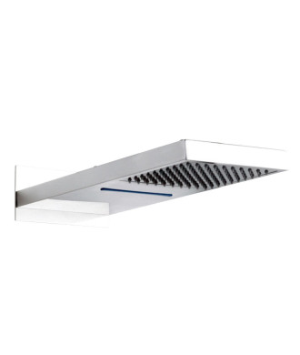 Hudson Reed Hudson Reed Fixed Shower Heads Fixed Head, Ultra Thin Minimalist Design, Shower Accessories, Chrome, 500mmX200mm