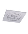 Hudson Reed Fixed Shower Heads Ceiling Tile Fixed Head, Square Minimalist Design, Shower Accessories, Chrome, 370mmX370mm