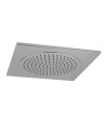 Hudson Reed Fixed Shower Heads Ceiling Tile Fixed Head, Square Minimalist Design, Shower Accessories, Chrome, 500mmX500mm