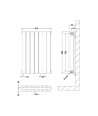 Horizontal Double Panel Radiator 600 x 412
