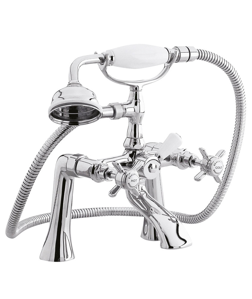 Nuie Beaumont 1/2 Bath Shower Mixer Tap - Chrome
