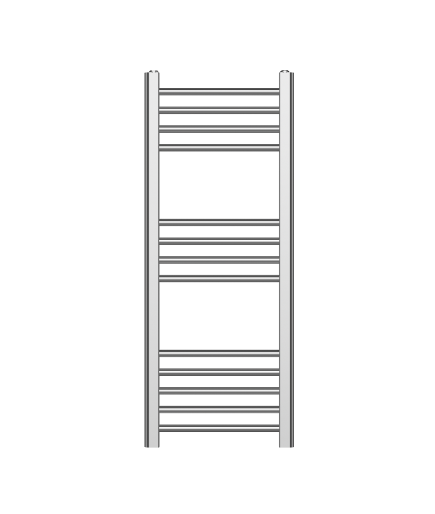 iBathUK Zypher Curved Heated Towel Rail Bathroom Radiator, Designer Radiator for Bathroom, Anthracite Grey, 1000 x 400mm