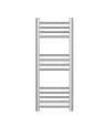 iBathUK Zypher Curved Heated Towel Rail Bathroom Radiator, Designer Radiator for Bathroom, Anthracite Grey, 1000 x 400mm