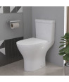 Palma Ceramic Close Coupled Toilet - White