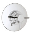 Hudson Reed Tec Dual Concealed Thermostatic Round Shower Valve with Lever Handles, Best Brass Build Concealed Shower Valve fo...