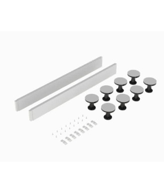 Leg Set Suitable for 1000 Square & Rectangular Trays - Slate Grey