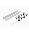 Leg Set Suitable for 1000 Square & Rectangular Trays - Slate Grey