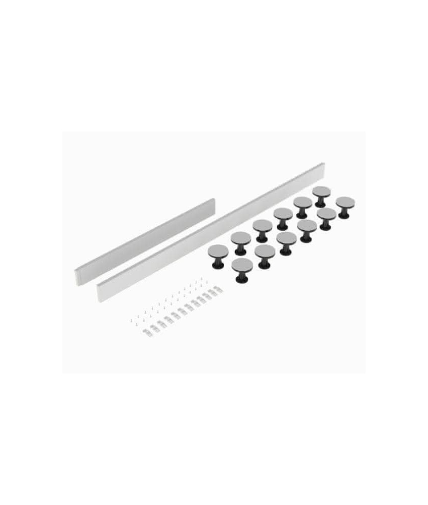 Leg Set Suitable for 1300-1800 Rectangular & Walk in Trays - Slate Grey