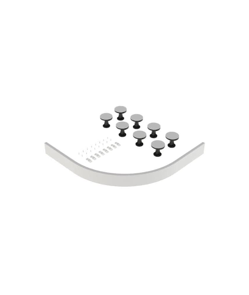 Leg Set Suitable for 1000-1200 Quad & Offset Trays - Slate Grey