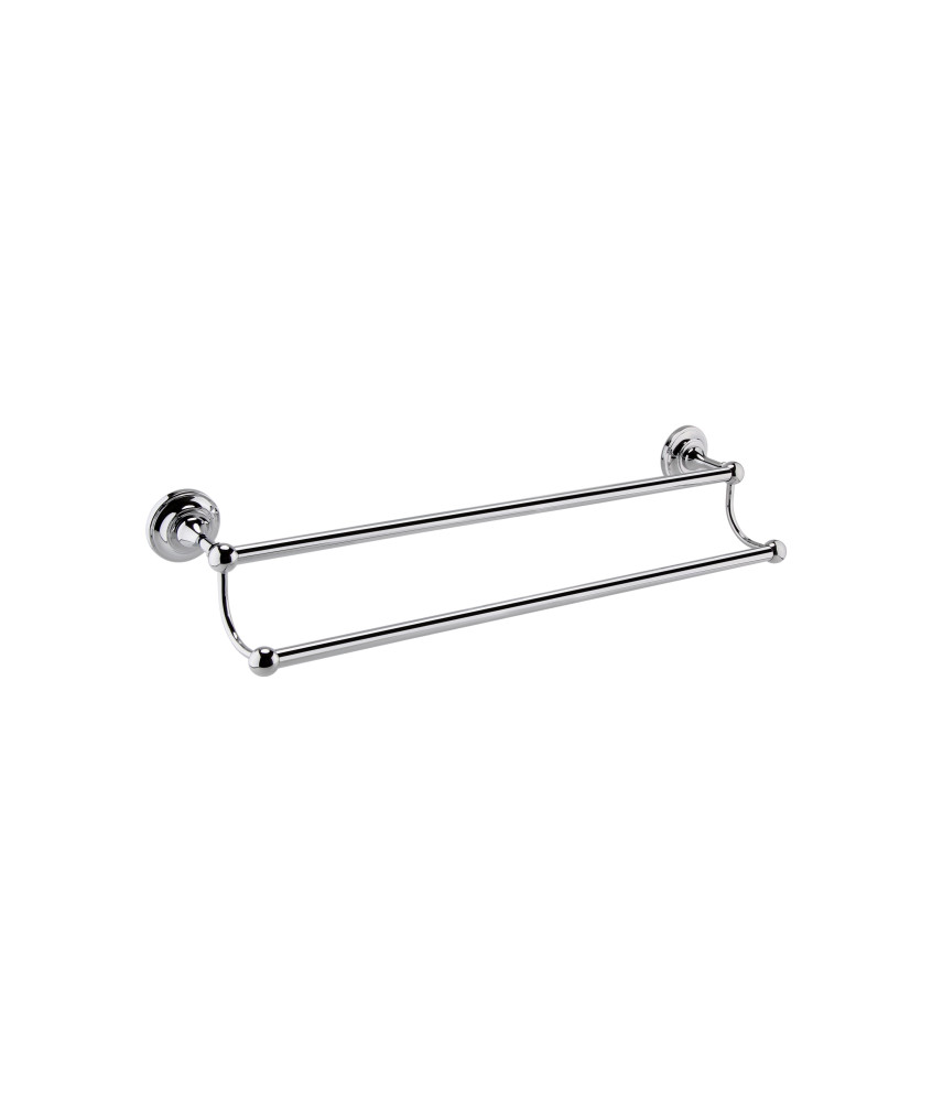 Nuie Double Towel Rail - Chrome