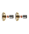 iBathUK Firmex Pair of Wall Mounting Bar Shower Valve Easy Fix Brackets Kit, Bar Shower Valve