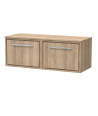 Hudson Reed Lille Wall Hung Countertop Vanity Unit, Modern Finish, Vanity Unit with Drawers and Worktop, Luxury Bathroom Vani...
