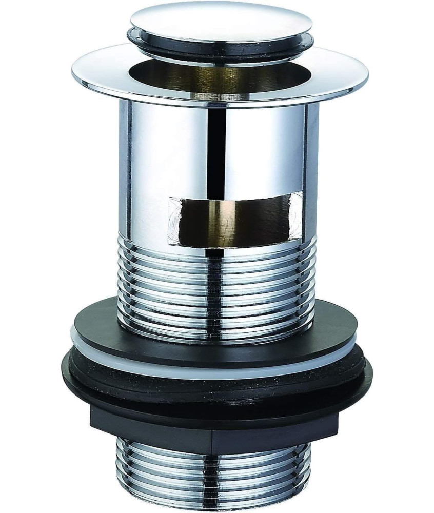 Full Dome basin waste Slotted - chrome