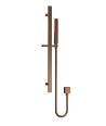 Nuie Sheer Rectangular Slider Rail Kit, Modern Shower Slide Rail Kit with Handset, Brushed Bronze