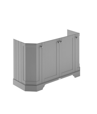 Old London Floor Standing Vanity Unit, Durable 4 Angled Door Sink Cabinet with Shelf, Traditional Bathroom Vanity Unit with B...