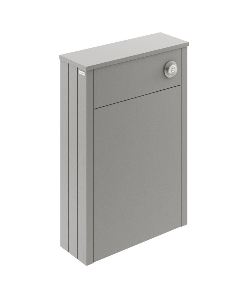 Old London Floor Mounted WC Unit with Textured Woodgrain Finish, Durable for Close Coupled WC Pan and Cistern Bathroom Setups...