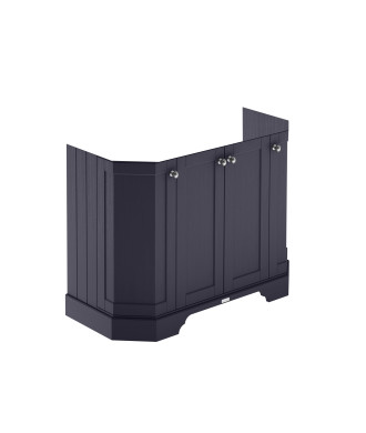 Old London Floor Standing Vanity Unit, Durable 4 Angled Door Sink Cabinet with Shelf, Traditional Bathroom Vanity Unit with B...