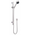 Nuie Round Shower Slider Rail Kit - Chrome