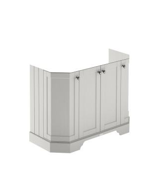 Old London Floor Standing Vanity Unit, Durable 4 Angled Door Sink Cabinet with Shelf, Traditional Bathroom Vanity Unit with B...