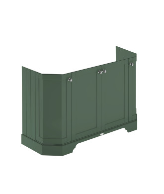 Old London Floor Standing Vanity Unit, Durable 4 Angled Door Sink Cabinet with Shelf, Traditional Bathroom Vanity Unit with B...