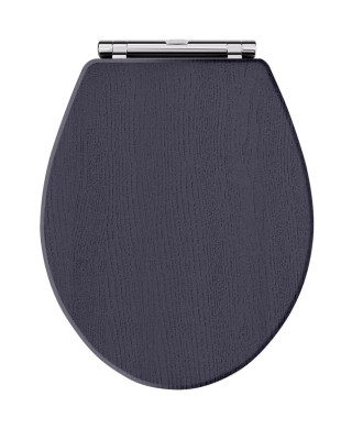 Old London Richmond Soft Close Toilet Seat, Top Fix Design with Chrome Hinges, Quick Release Fittings Stylish Classic Toilet ...