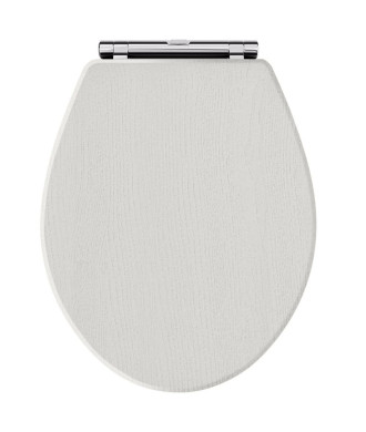 Old London Richmond Soft Close Toilet Seat, Top Fix Design with Chrome Hinges, Quick Release Fittings Stylish Classic Toilet ...