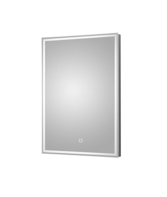 Hudson Reed 700 x 500mm LED MirrorModern Vertical Rectangular Bathroom Mirror with Touch Sensor, Surface-Mounted in a Stylish...