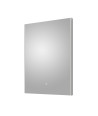 Hudson Reed 700 x 500mm LED MirrorContemporary Vertical Rectangular Touch Sensor Mirror, Surface-Mounted with a Polished Chro...
