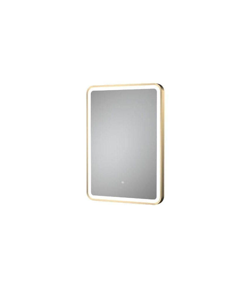 Hudson Reed 700 x 500mm Chrome Framed MirrorSleek Vertical Rectangular Design with Touch Sensor, Surface-Mounted for Contempo...