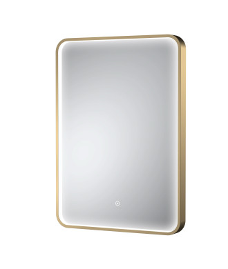 Hudson Reed Pictor Framed LED Bathroom Mirror with Touch Sensor, Demister Pad & Illuminated Wall Mirror with Mains Powered in...
