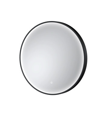 Hudson Reed Mensa Round LED Bathroom Mirror with Touch Sensor and Built-in Demister Pad, Illuminated Mirror for Modern Bathro...