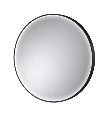 Hudson Reed Mensa Round LED Bathroom Mirror with Touch Sensor and Built-in Demister Pad, Illuminated Mirror for Modern Bathro...