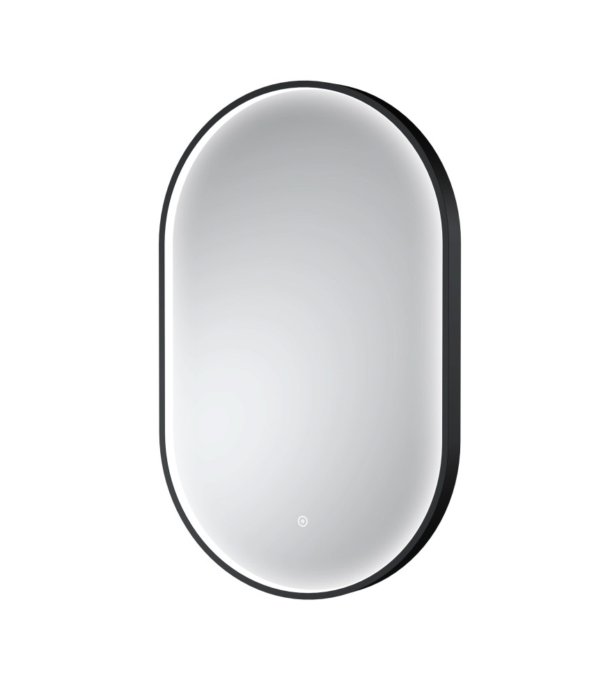 Hudson Reed Columba Framed LED Bathroom Mirror with Touch Sensor, Demister Pad & Illuminated Wall Mirror with Mains Powered i...