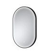 Hudson Reed Columba Framed LED Bathroom Mirror with Touch Sensor, Demister Pad & Illuminated Wall Mirror with Mains Powered i...