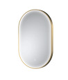 Hudson Reed Columba Framed LED Bathroom Mirror with Touch Sensor, Demister Pad & Illuminated Wall Mirror with Mains Powered i...