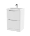 600 F/S 2-Drawer Unit & Polymarble Basin