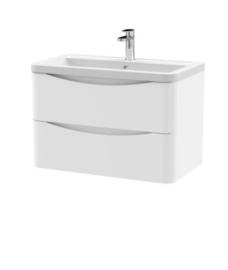 800 W/H 2-Drawer Unit & Ceramic Basin