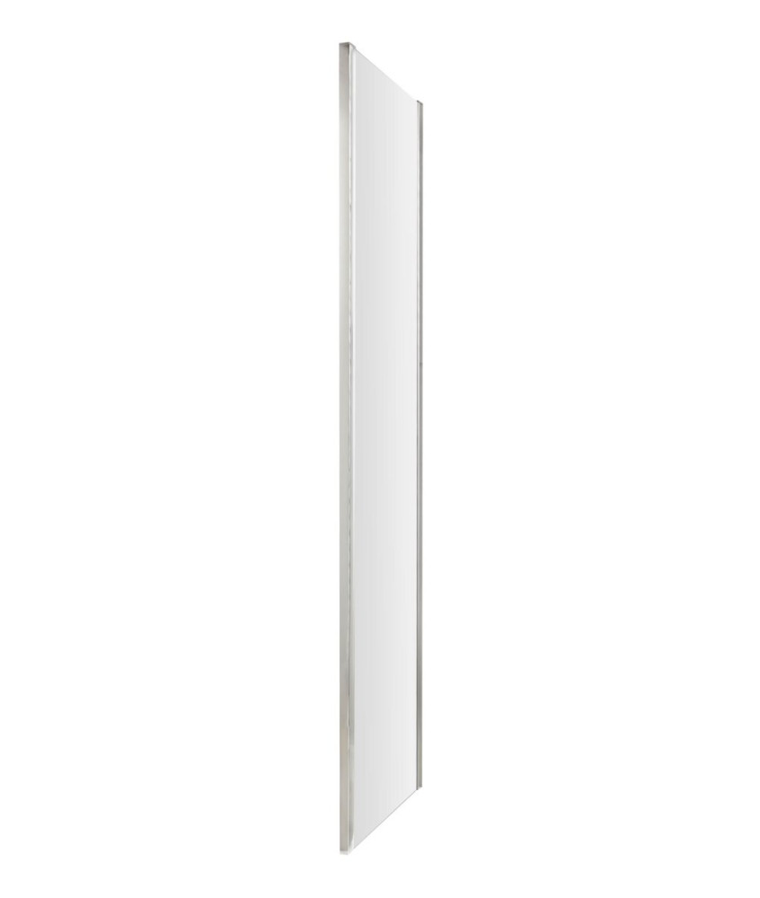 Hudson Reed Apex Side Panel, Durable Toughened Glass Reversible Design Sliding Shower Doors in Polished Chrome Finish, 1000mm