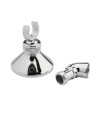 Nuie Wall Bracket And Elbow - Chrome