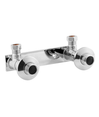 Nuie Fast-Fit Bracket for Bar Thermostats Bar Showers - Chrome