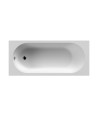 Nuie Otley Rectangular Single Ended Bath - 1675mm x 700mm - White