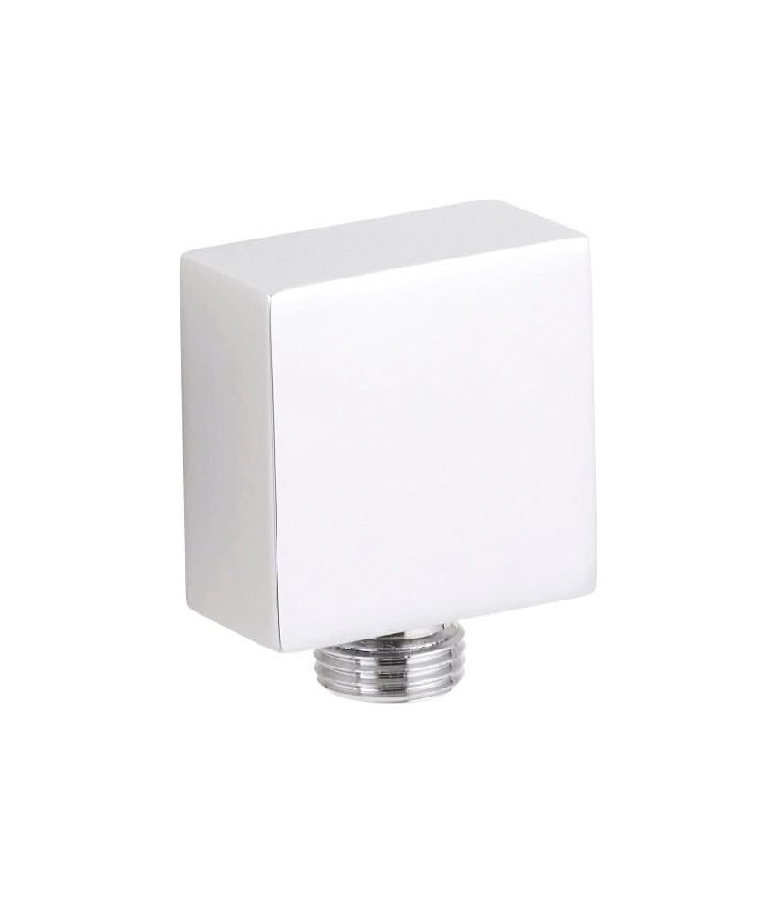 Nuie Square Outlet Elbow - Chrome